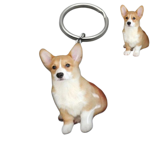 Custom Pet Photo Keychain