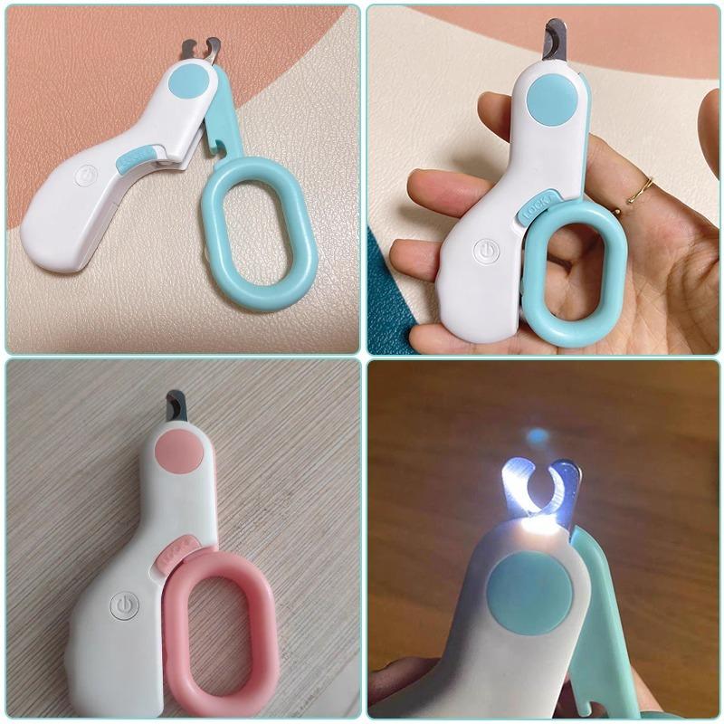 LED Nail Clipper – Professional Pet Claw Trimmer with Safety Lock