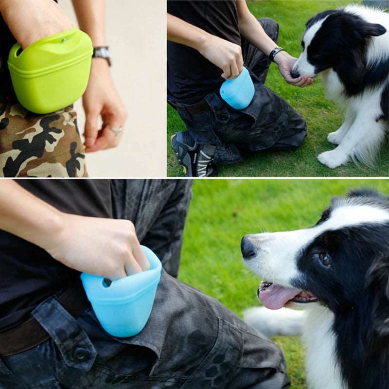 BarkBlings™ Portable Training Treat Pouch – Waist Bag for Dog Snacks & Rewards