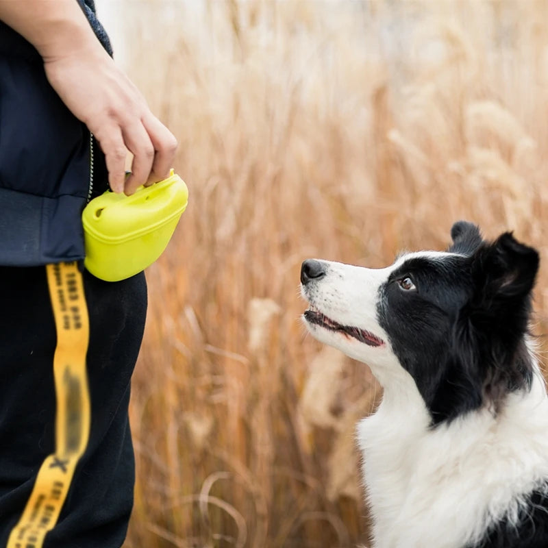 BarkBlings™ Portable Training Treat Pouch – Waist Bag for Dog Snacks & Rewards