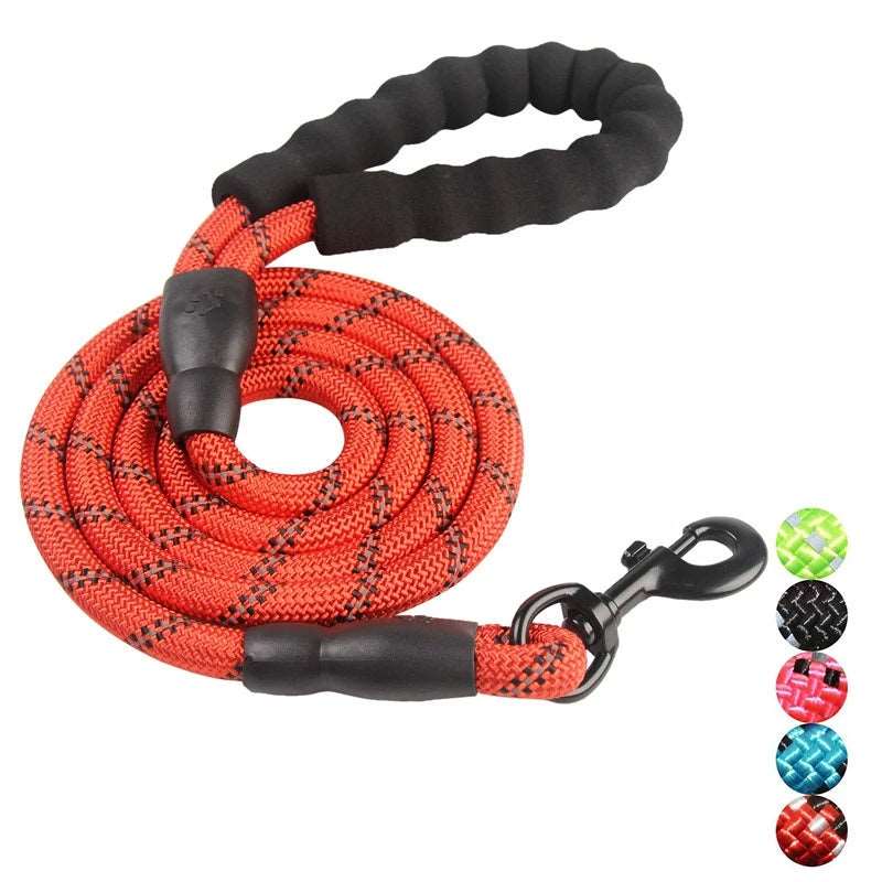 BarkBlings™ Reflective Comfort Leash – Available in 4 Sizes for All Dogs