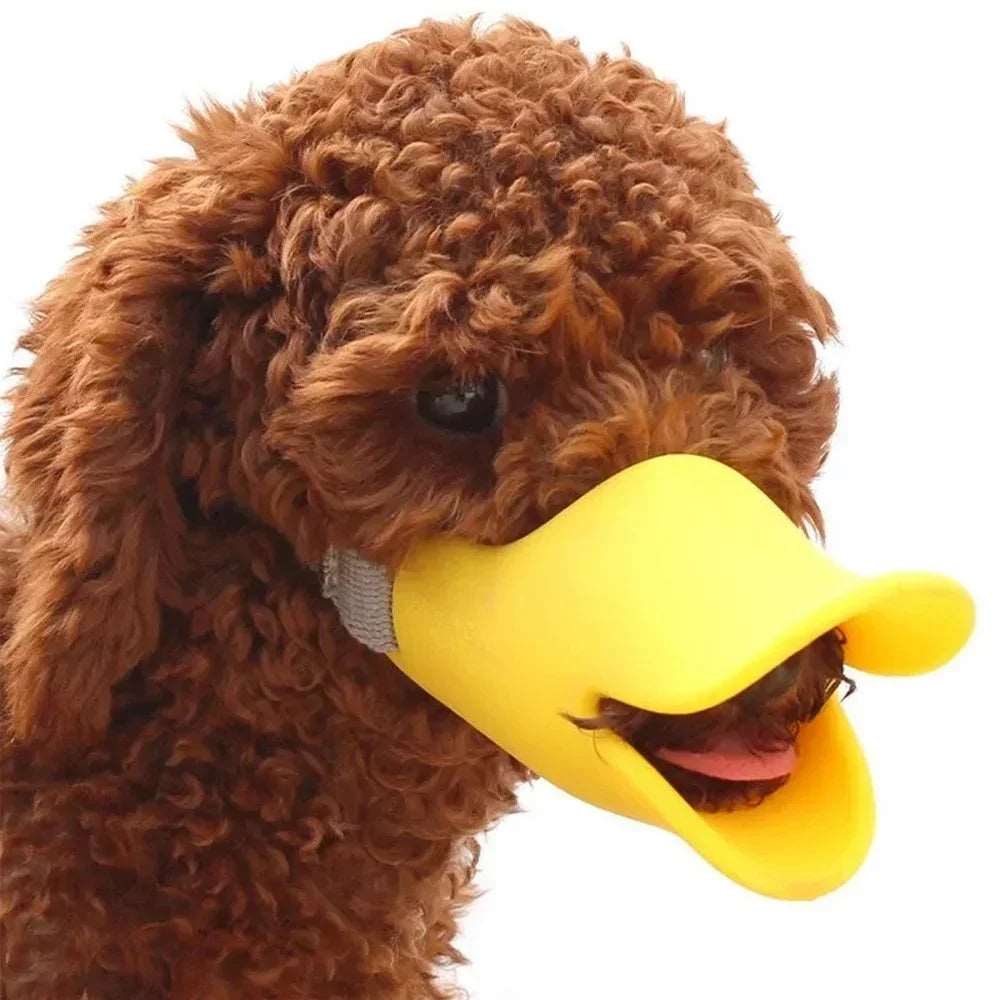 BarkBlings™ Silicone Duck Dog Muzzle – Anti-Bite & Barking Mask