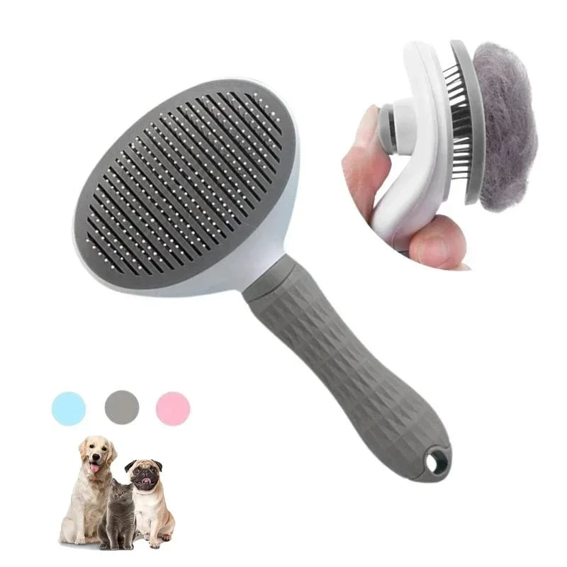 BarkBlings™ Grooming Brush with Stainless Steel Comb