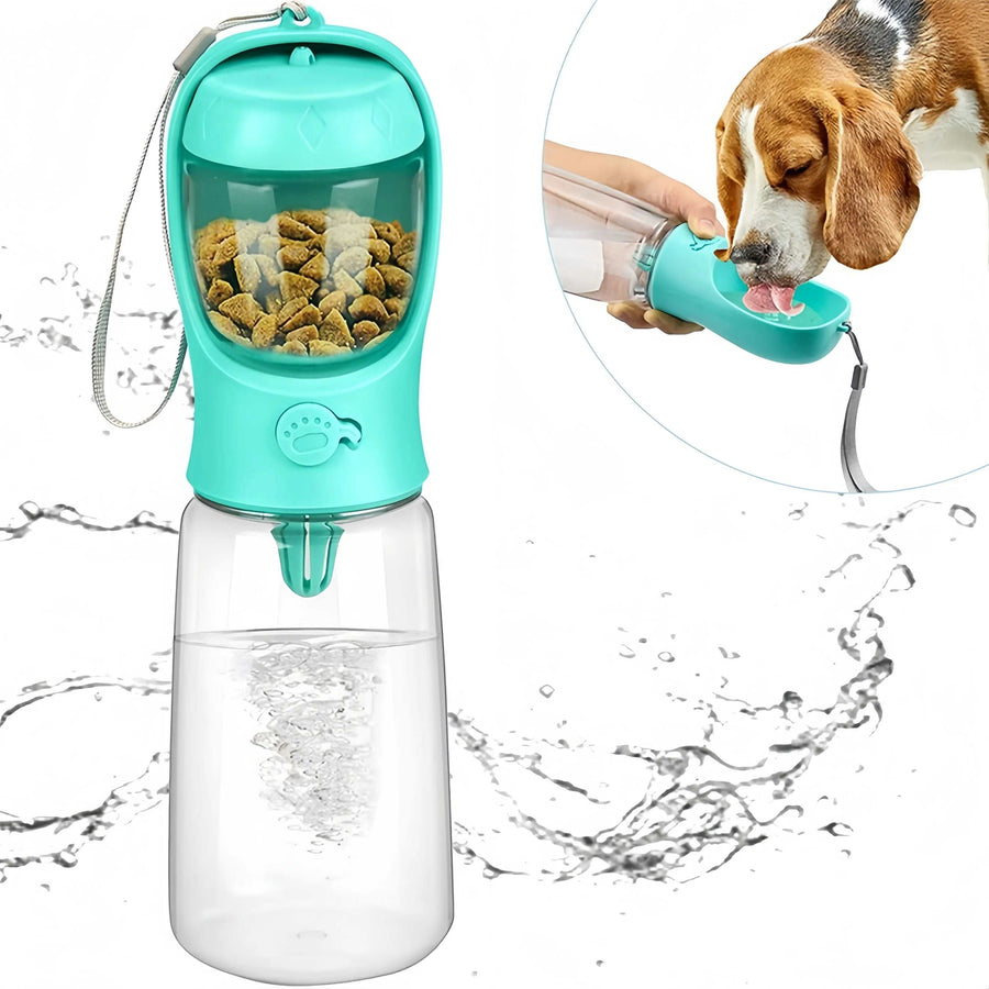 BarkBlings™ Portable Water Bottle & Food Dispenser