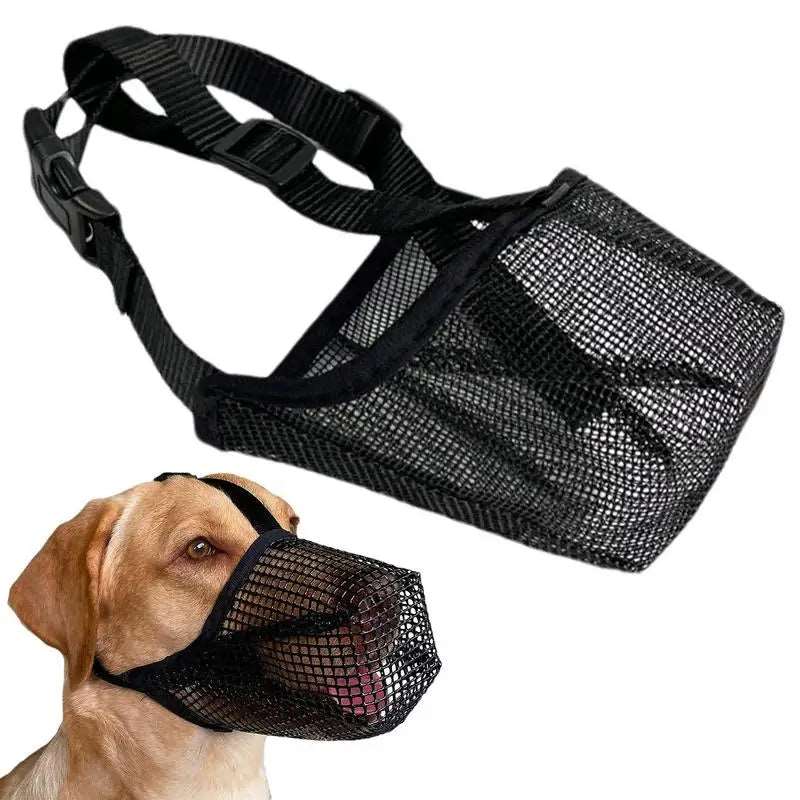 BarkBlings™ Adjustable Breathable Dog Muzzle – Anti-Bark & Bite Mesh