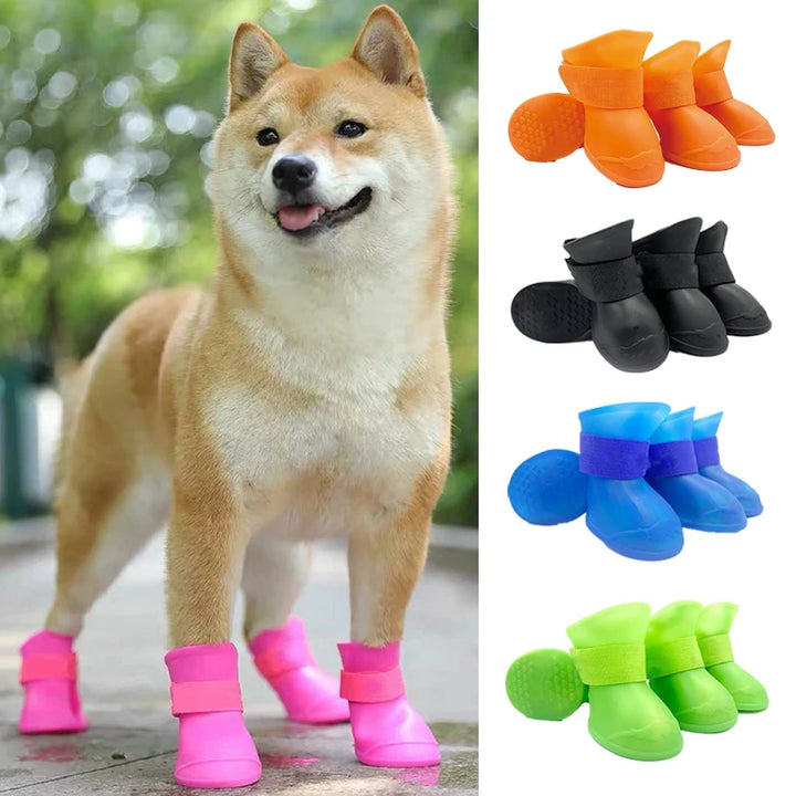 BarkBlings™ Waterproof Pet Rain Boots – Perfect for Outdoor Adventures!