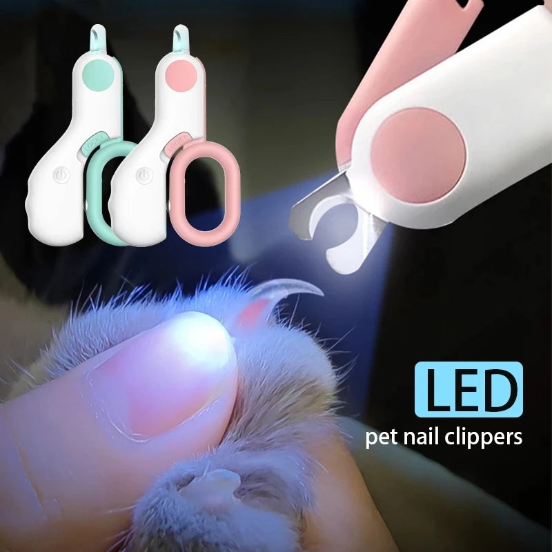 BarkBlings™ LED Nail Clipper – Professional Pet Claw Trimmer with Safety Lock