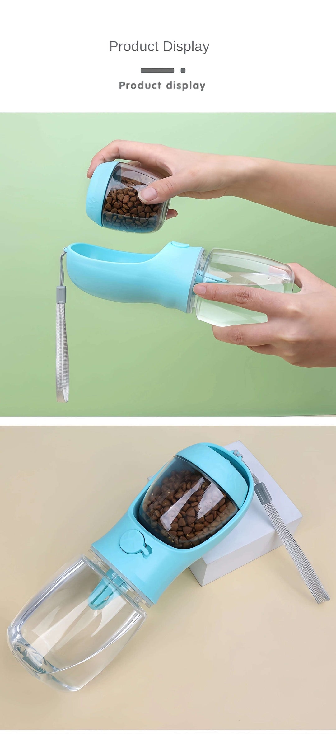 BarkBlings™ Portable Water Bottle & Food Dispenser