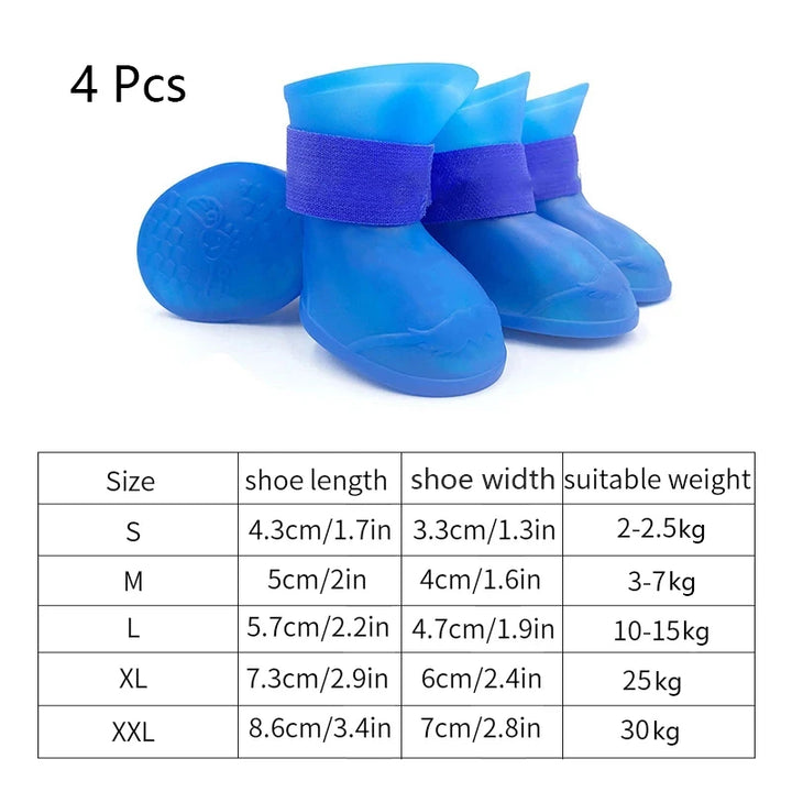 BarkBlings™ Waterproof Pet Rain Boots – Perfect for Outdoor Adventures!