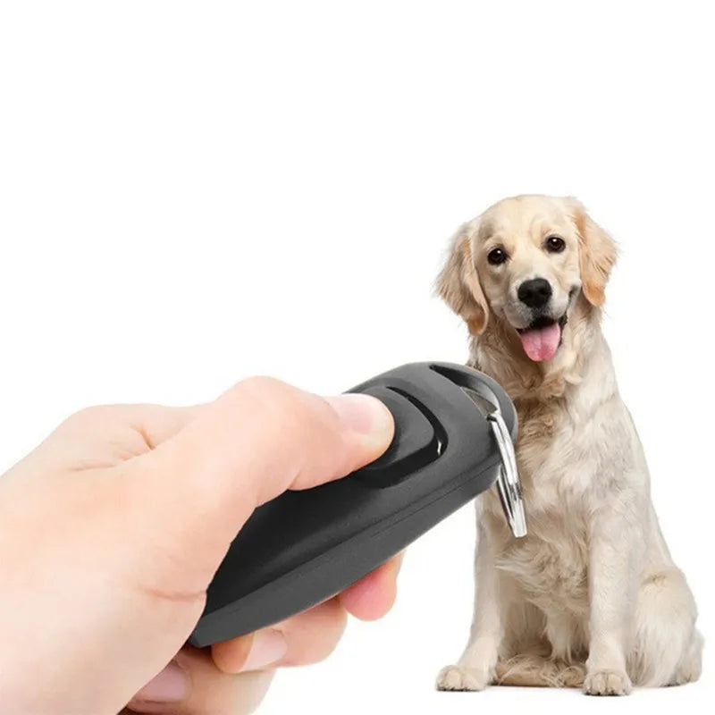 BarkBlings™ 2-in-1 Training Clicker & Whistle – with Key Ring