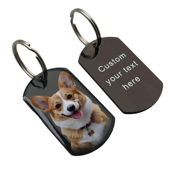 BarkBlings™ Custom Full-Color Dog Keychain – Perfect Gift for Pet Moms