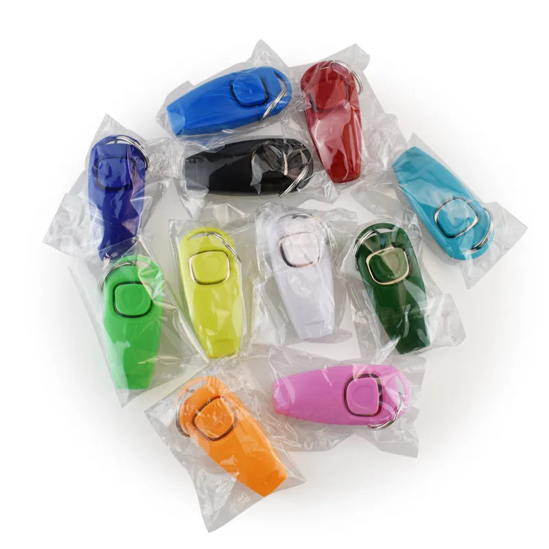 2-in-1 Training Clicker & Whistle – with Key Ring